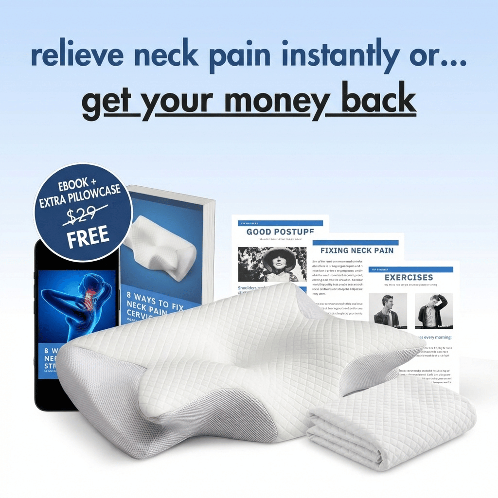 SleepEase™ Memory Foam Neck Pillow