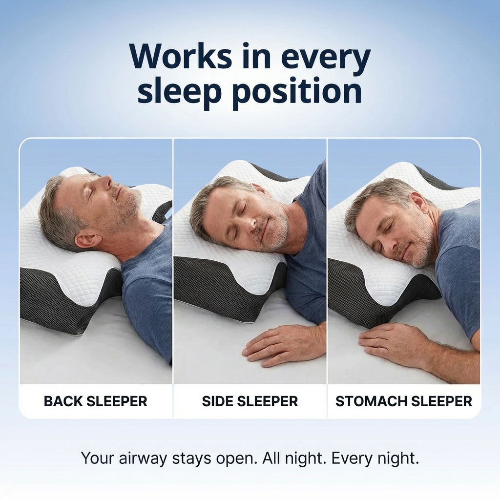 No more sleep apnea within the first night.